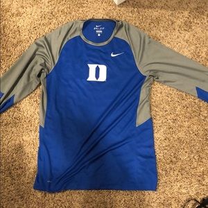 Duke Nike Elite Long Sleeve Shirt